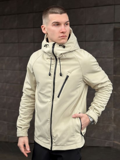 Демисезонная куртка Pobedov модель OWku2542be — фото - INTERTOP