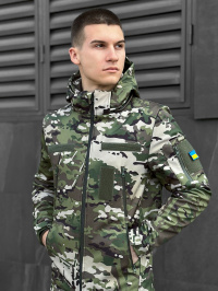 Хаки - Демисезонная куртка Pobedov