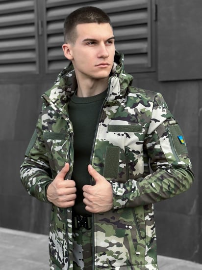 Демисезонная куртка Pobedov модель OWku2577mk — фото - INTERTOP