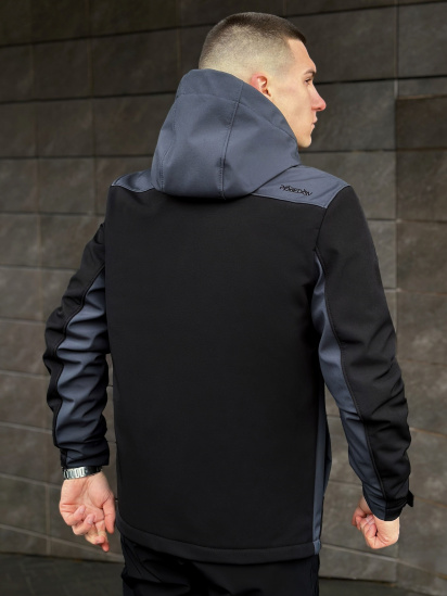 Демисезонная куртка Pobedov модель OWku2763bage — фото 4 - INTERTOP