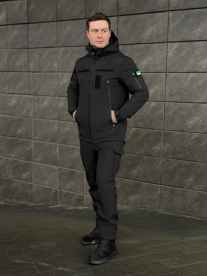 Демисезонная куртка Pobedov модель OWku2764ba — фото 6 - INTERTOP