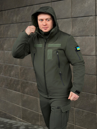 Демисезонная куртка Pobedov модель OWku2764kh — фото 4 - INTERTOP