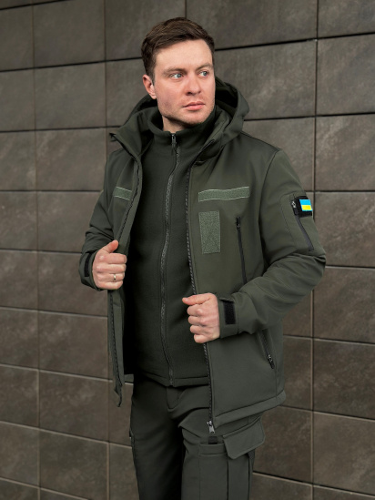 Демисезонная куртка Pobedov модель OWku2764kh — фото 5 - INTERTOP