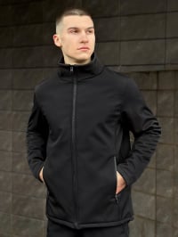 Чёрный - Демисезонная куртка Pobedov