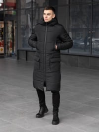 Чёрный - Зимняя куртка Pobedov