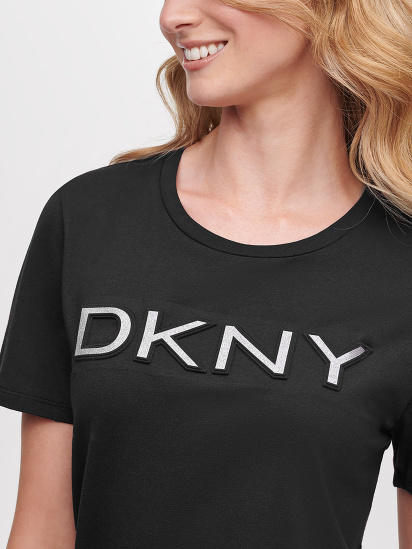 Футболка DKNY модель P03ZBDNA_BLK — фото - INTERTOP