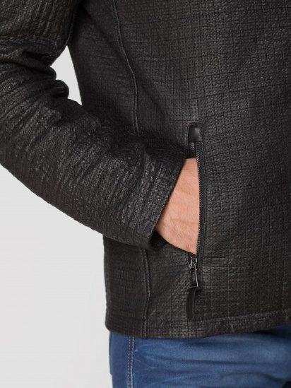 Шкіряна куртка Pierre Cardin модель PCE1901340 — фото 4 - INTERTOP