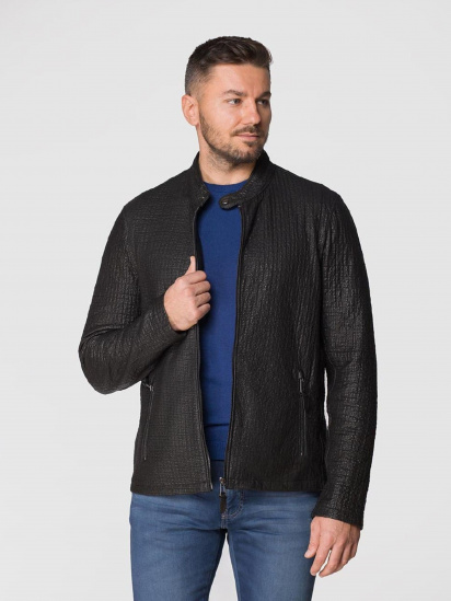 Шкіряна куртка Pierre Cardin модель PCE1901340 — фото - INTERTOP