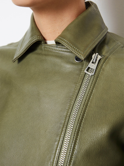 Куртка кожаная Marc O’Polo модель 401701073017-446 — фото 4 - INTERTOP