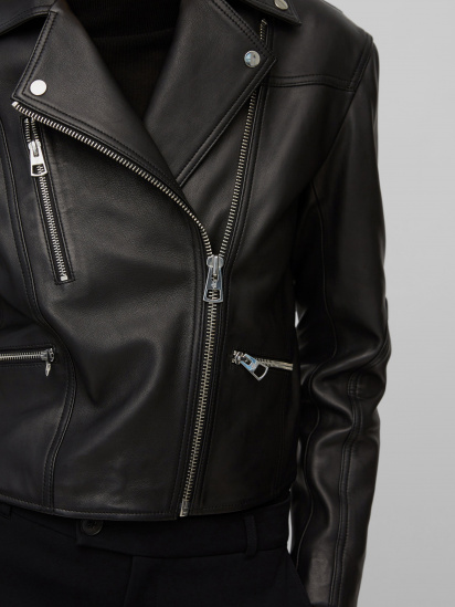 Куртка кожаная Marc O’Polo модель 101702273007-990 — фото 5 - INTERTOP
