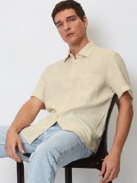 Бежевый - Рубашка Marc O’Polo