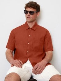 Красный - Рубашка Marc O’Polo
