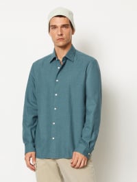 Голубой - Рубашка Marc O’Polo
