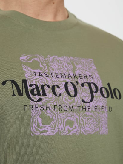 Футболка Marc O’Polo модель 423201251076-465 — фото 4 - INTERTOP