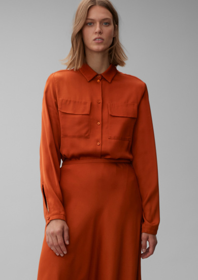 Блуза с длинным рукавом MARC O’POLO Pure модель 088112442607-670 — фото - INTERTOP