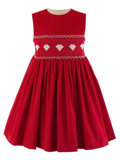 Сарафан Rachel Riley Heart Smocked модель PI29REAAX-RED — фото - INTERTOP