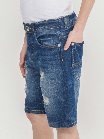 Шорты джинсовые Piazza Italia модель 87133_Denim — фото 3 - INTERTOP