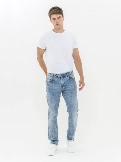 Прямі джинси Piazza Italia модель 07524_light denim — фото 3 - INTERTOP