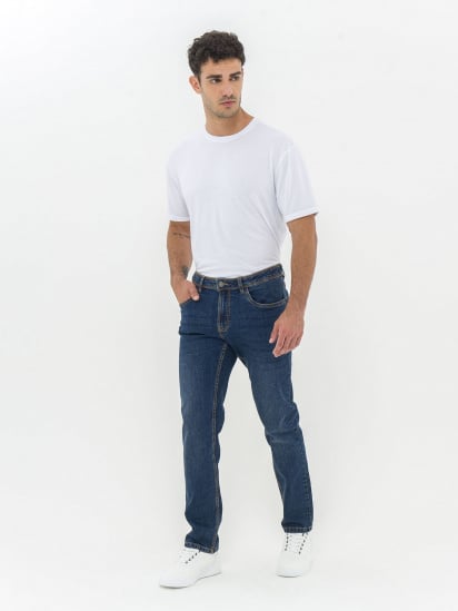 Прямі джинси Piazza Italia модель 07525_dark denim — фото 3 - INTERTOP