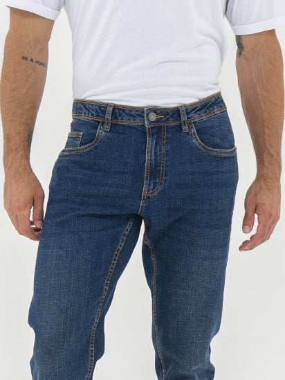 Прямі джинси Piazza Italia модель 07525_dark denim — фото 4 - INTERTOP
