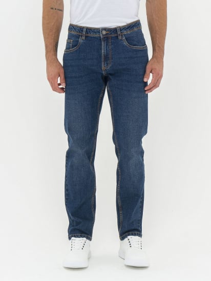 Прямі джинси Piazza Italia модель 07525_dark denim — фото - INTERTOP