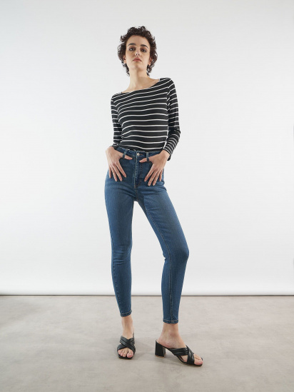 Скинни джинсы Piazza Italia модель 75037_dark denim — фото 3 - INTERTOP
