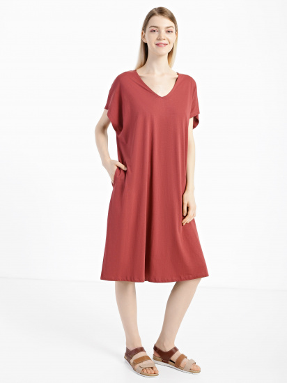 Платье-футболка Piazza Italia модель 03227_brick red — фото - INTERTOP