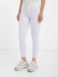 Белый - Скинни джинсы Piazza Italia
