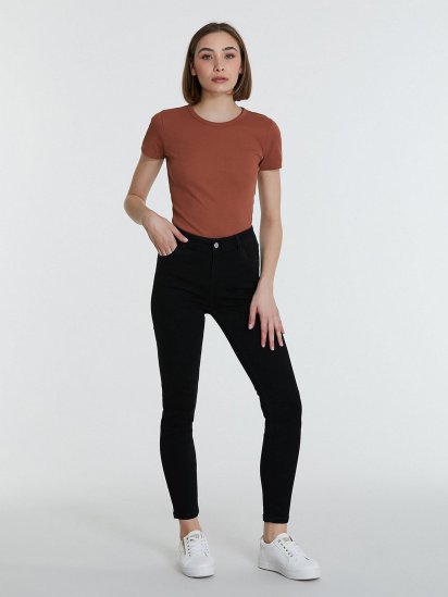 Скинни джинсы Piazza Italia модель 43934_black — фото 3 - INTERTOP