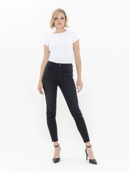 Скинни джинсы Piazza Italia модель 06724_black — фото 4 - INTERTOP