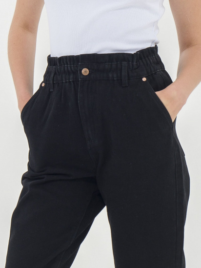 Зауженные джинсы Piazza Italia модель 06767_black — фото 3 - INTERTOP