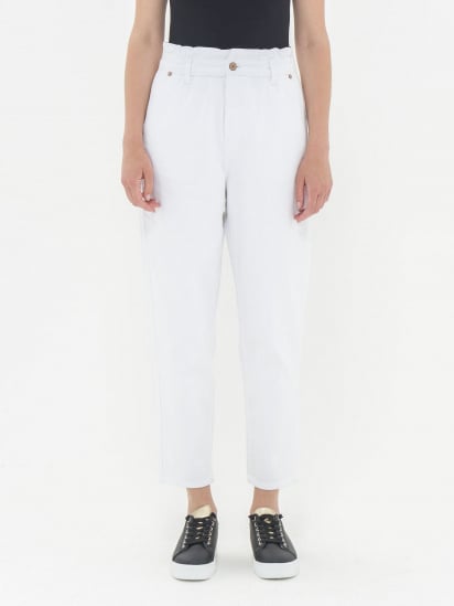 Зауженные джинсы Piazza Italia модель 06767_white — фото - INTERTOP