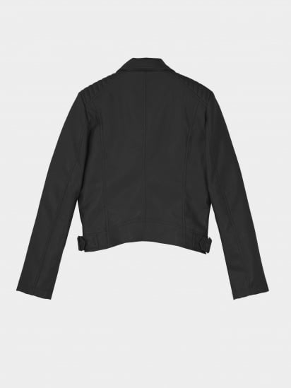 Куртка кожаная Piazza Italia модель 07312_black — фото 6 - INTERTOP