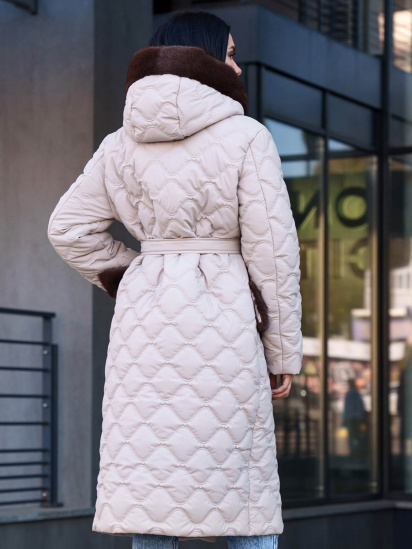 Пальто с утеплителем Jadone Fashion модель Palto_Ventar_begevij — фото - INTERTOP