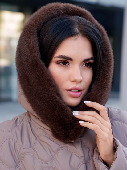 Пальто с утеплителем Jadone Fashion модель Palto_Ventar_mokko — фото 4 - INTERTOP
