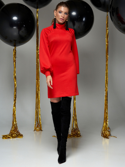 Сукня міні Jadone Fashion модель Platie_Holly_red — фото - INTERTOP