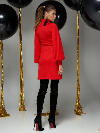 Сукня міні Jadone Fashion модель Platie_Holly_red — фото 3 - INTERTOP