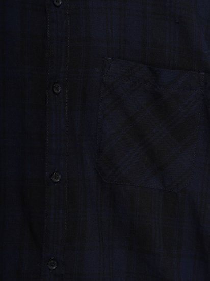 Рубашка Q/S модель 48610215709_чорний з т.синім — фото - INTERTOP