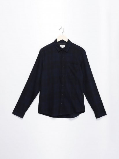 Рубашка Q/S модель 48610215709_чорний з т.синім — фото - INTERTOP