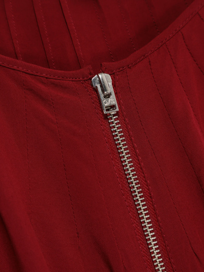 Блуза Q/S модель 41710118498_бордовий — фото - INTERTOP