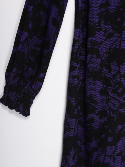 Платье мини Q/S модель 41810822491_чорний з фіолетовим — фото - INTERTOP