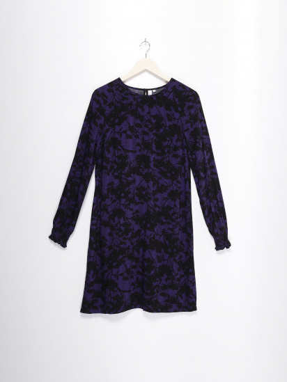Сукня міні Q/S модель 41810822491_чорний з фіолетовим — фото - INTERTOP