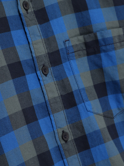 Рубашка Q/S модель 43709218249_синій комб. — фото - INTERTOP