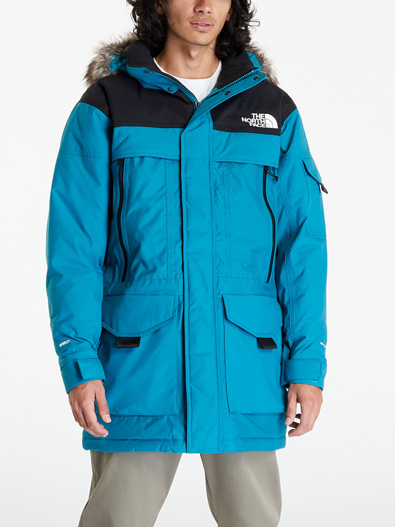 Парка The North Face NF00CP072W91 для мужчин, цвет: Синий - купить по ...