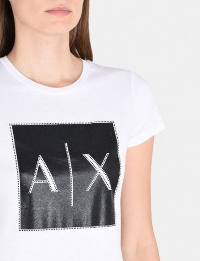 Футболки і поло Armani Exchange WOMAN JERSEY T-SHIRT модель 6YYTAT-YJA8Z-1100 — фото 4 - INTERTOP