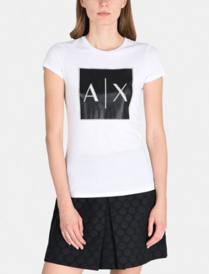 Футболки и поло Armani Exchange WOMAN JERSEY T-SHIRT модель 6YYTAT-YJA8Z-1100 — фото 5 - INTERTOP