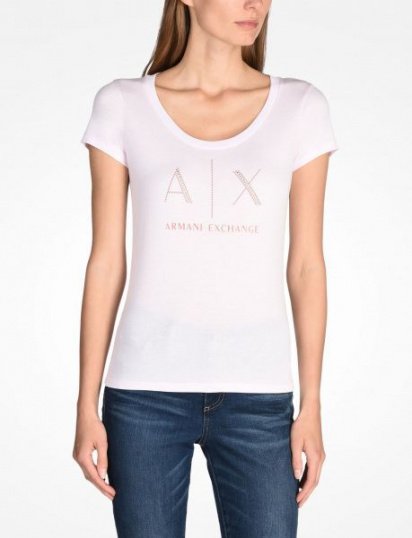 Футболки и поло Armani Exchange WOMAN JERSEY T-SHIRT модель 8NYT83-YJA8Z-1413 — фото 3 - INTERTOP