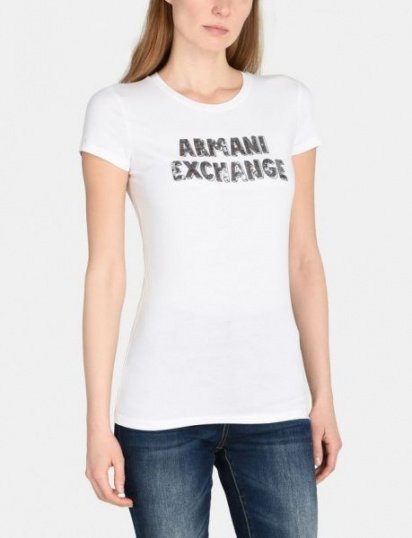 Футболки і поло Armani Exchange WOMAN JERSEY T-SHIRT модель 6YYTDF-YJC7Z-1100 — фото - INTERTOP