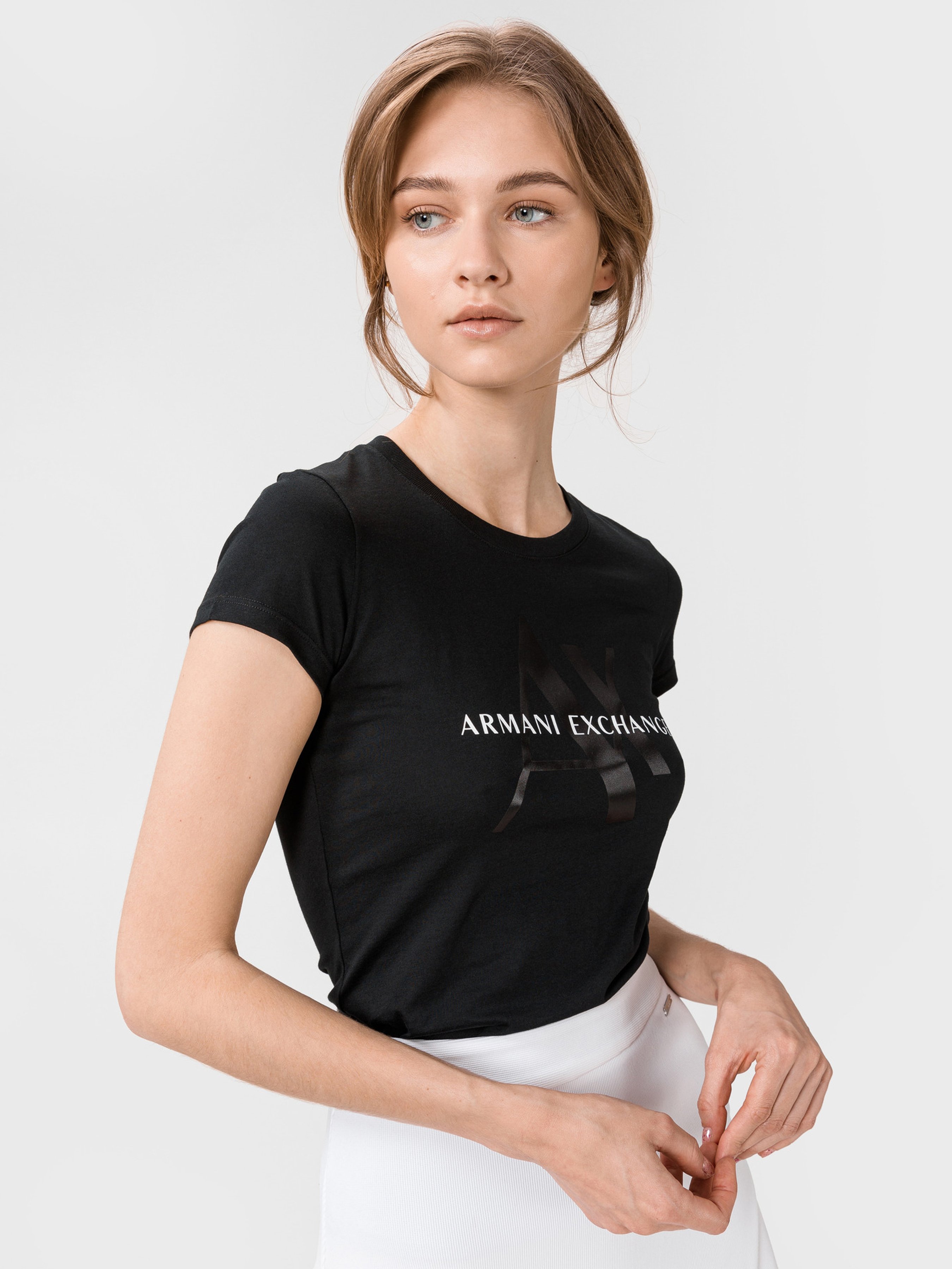 

Футболка женская Armani Exchange модель 3HYTAY-YJ73Z-1200, Черный