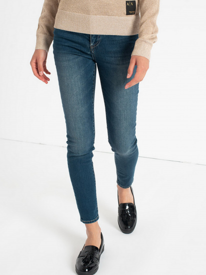 Зауженные джинсы Armani Exchange модель 8NYJ24-Y1TBZ-1500 — фото - INTERTOP